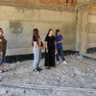 Учасники бізнес-школи Ridni-Razom відвідали  будівництво на базі ЖК «Бровар»